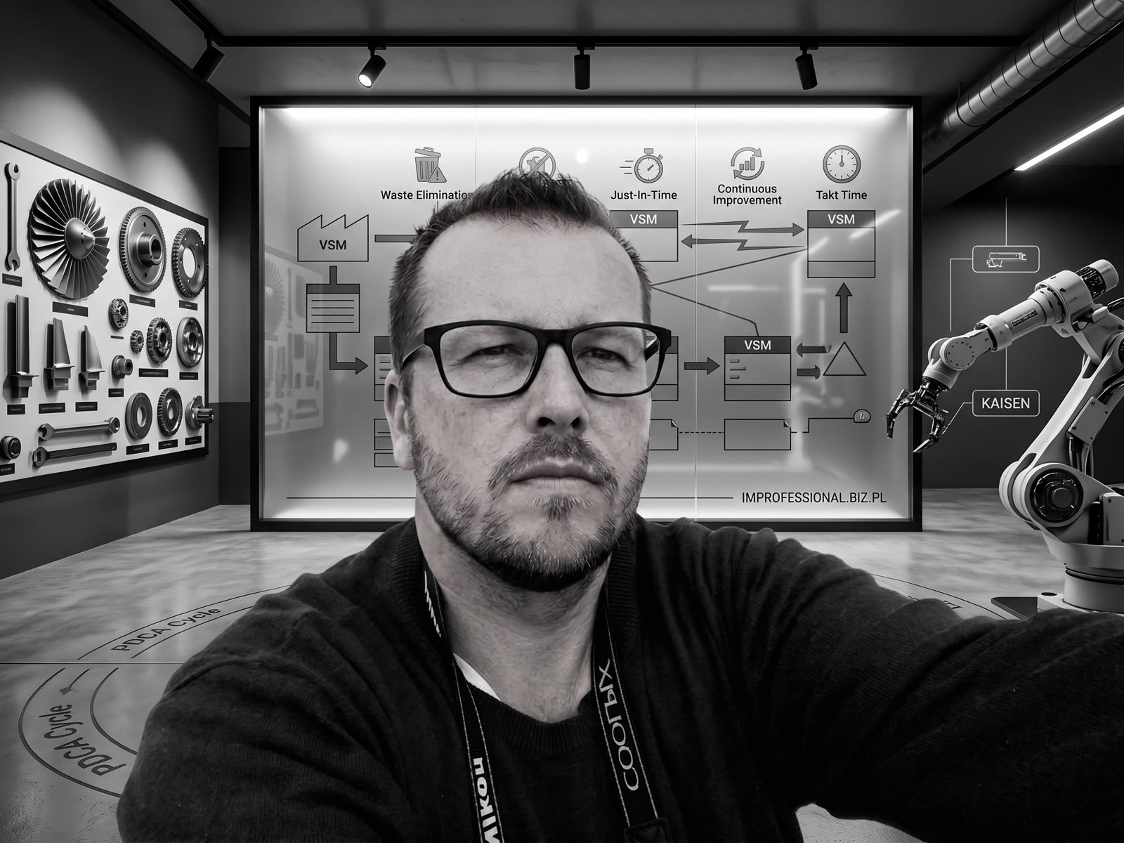 Andrzej Smoleński w przestrzeni inspirowanej narzędziami Lean: VSM, Kaizen, PDCA i cyfryzacja procesów